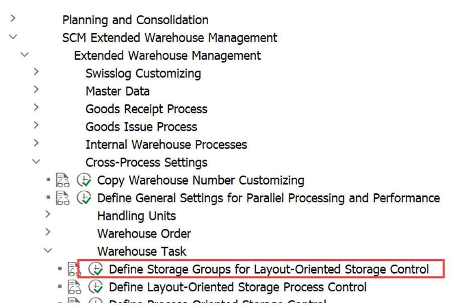 SAP EWM MFS Layout-oriented storage control_03